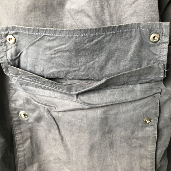 Burberry's padded cotton jacket, made in the UK, size L cotton navy blue type Vintage Second Hand