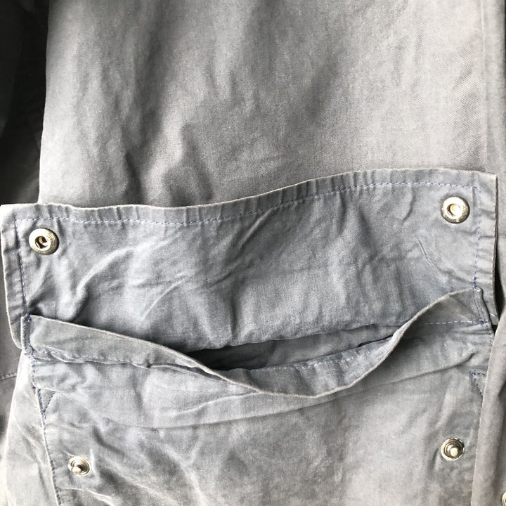 Burberry's padded cotton jacket, made in the UK, size L cotton navy blue type Vintage Second Hand