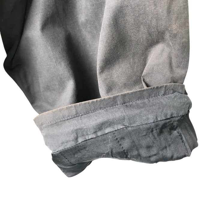 Burberry's padded cotton jacket, made in the UK, size L cotton navy blue type Vintage Second Hand