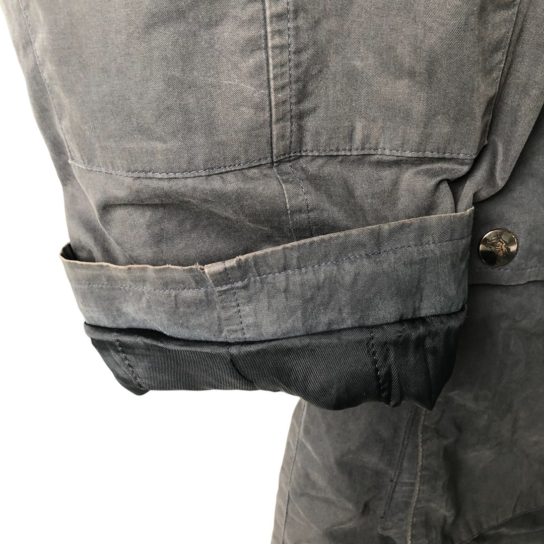 Burberry's padded cotton jacket, made in the UK, size L cotton navy blue type Vintage Second Hand