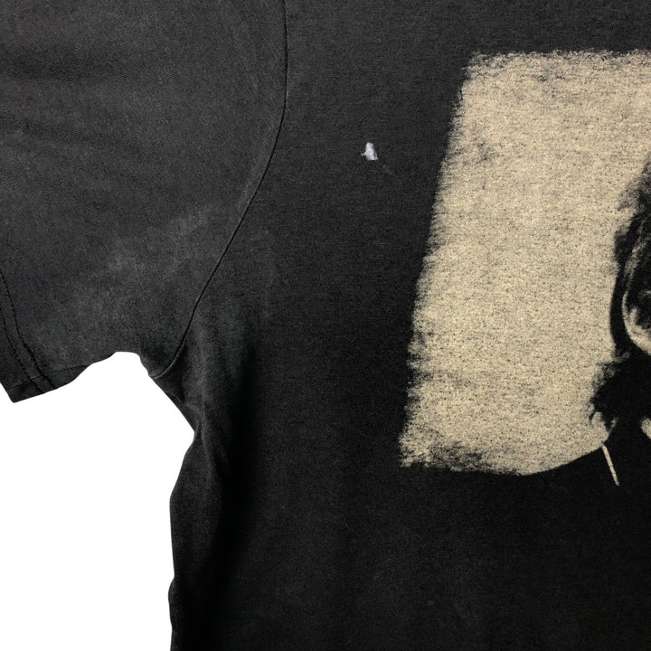 BOB DYLAN band T-shirt, men's size XL cotton black type Vintage Second Hand