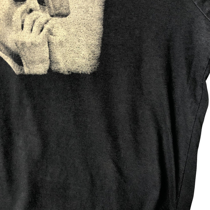 BOB DYLAN band T-shirt, men's size XL cotton black type Vintage Second Hand