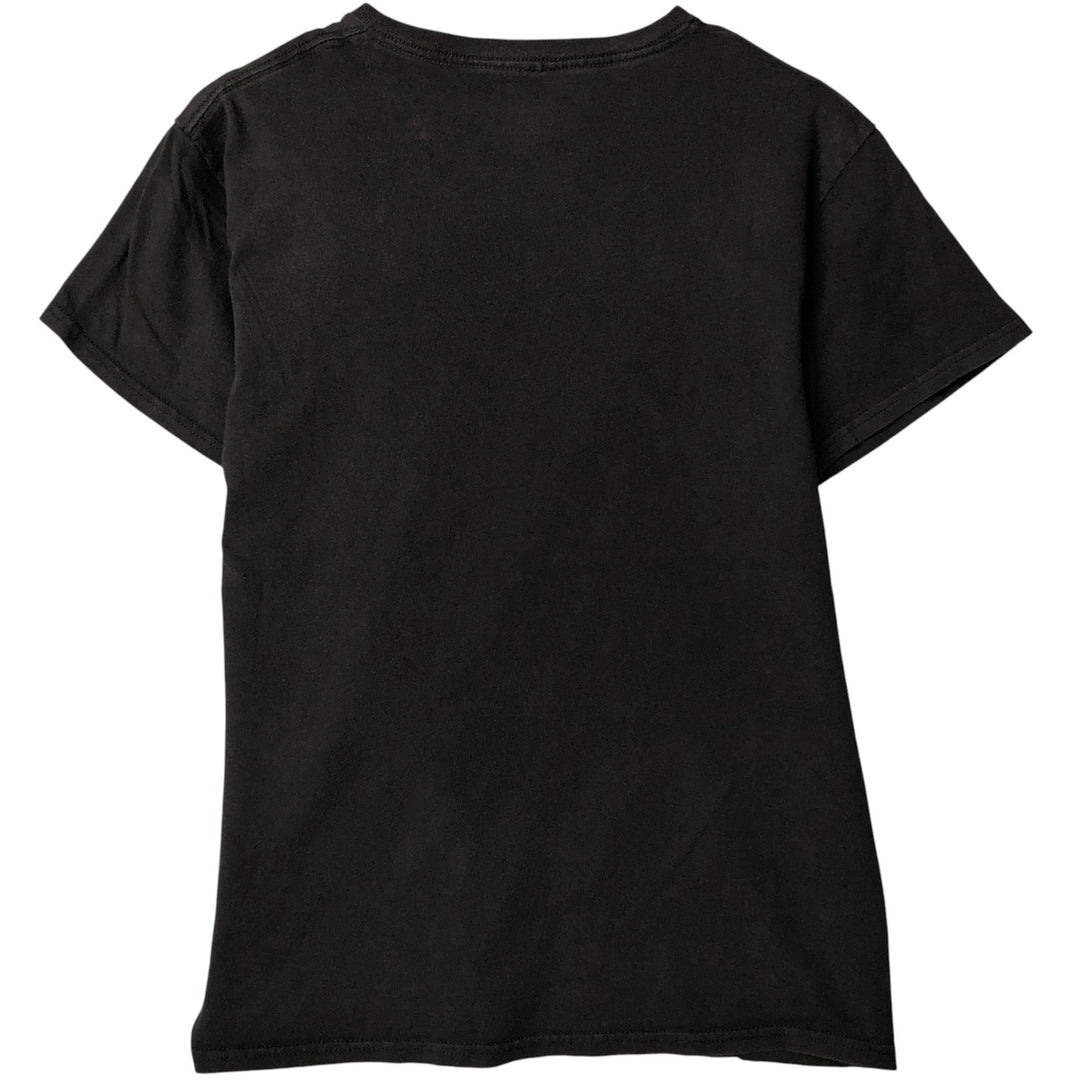 THE BEATLES Band T-shirt, Men's M size cotton black type Vintage Second Hand