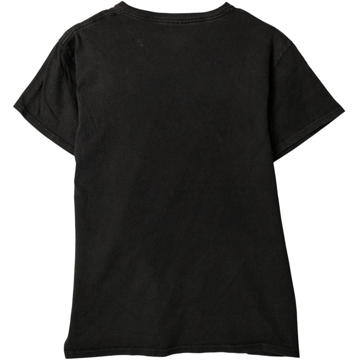 THE BEATLES Band T-shirt, Men's M size cotton black type Vintage Second Hand