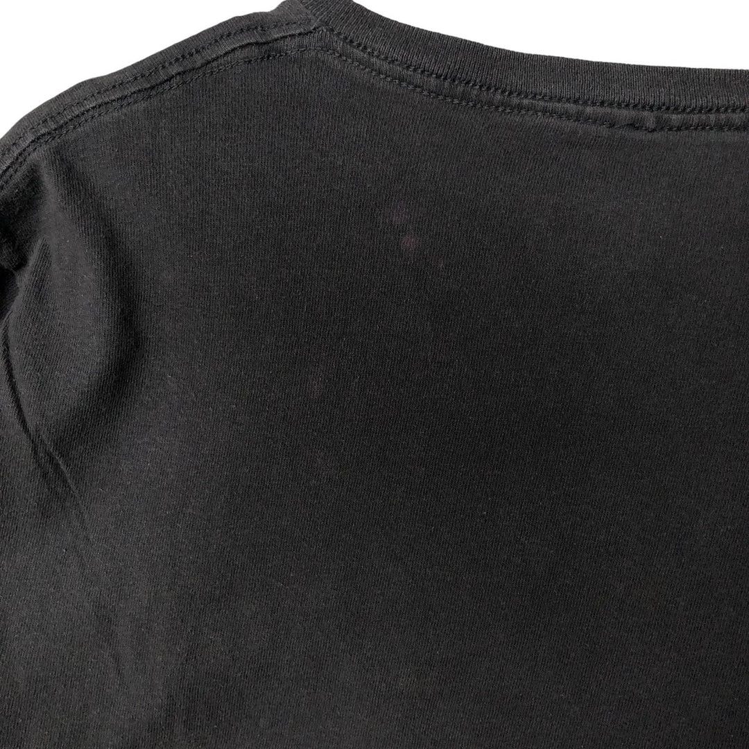 THE BEATLES Band T-shirt, Men's M size cotton black type Vintage Second Hand