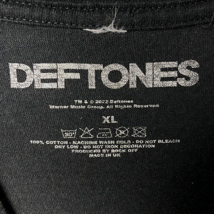DEFTONES Band T-Shirt, Made in the UK, Men's XL cotton black type Vintage Second Hand