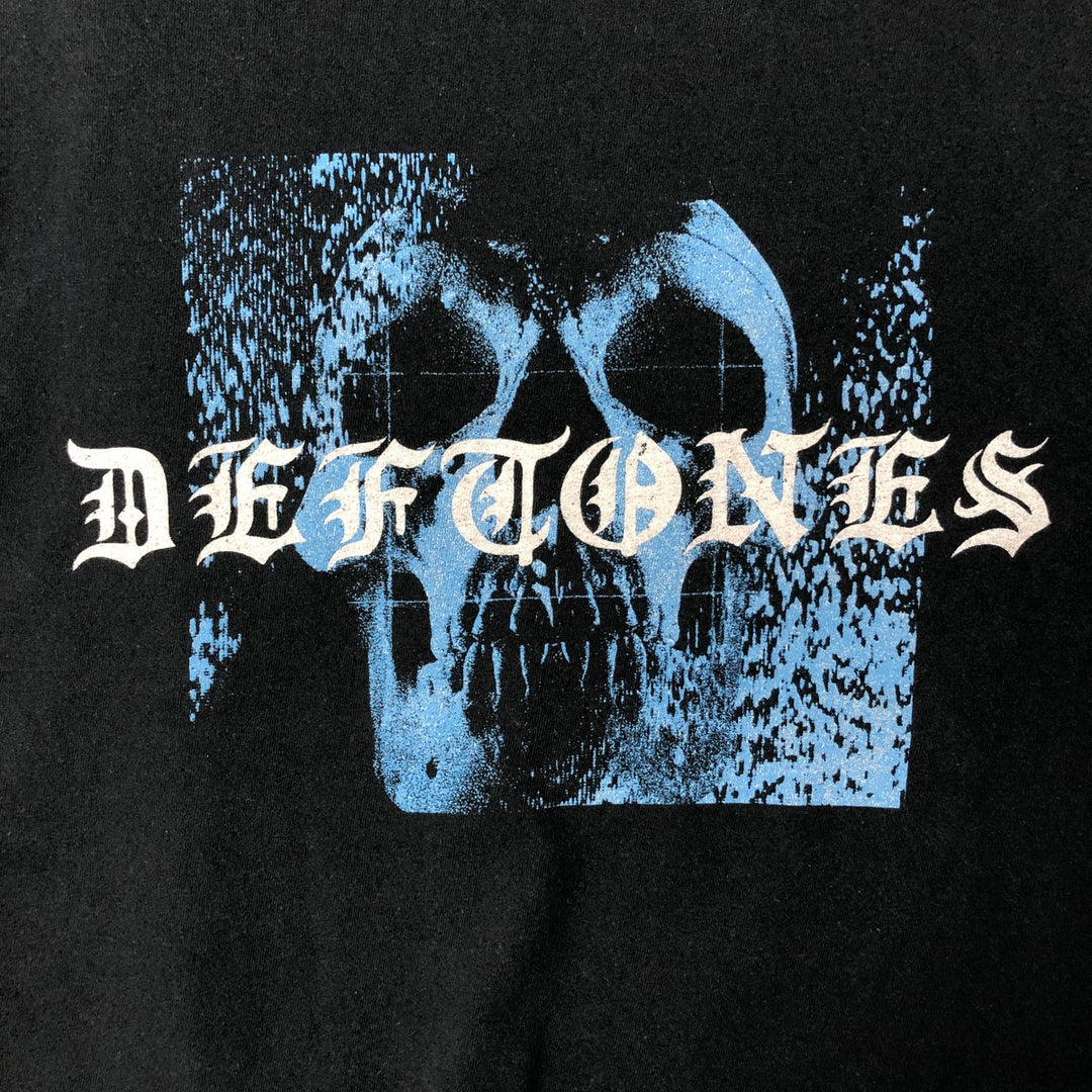 DEFTONES Band T-Shirt, Made in the UK, Men's XL cotton black type Vintage Second Hand