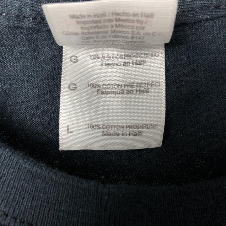 Gildan KISS Band T-Shirt, Men's Size L cotton black type Vintage Second Hand