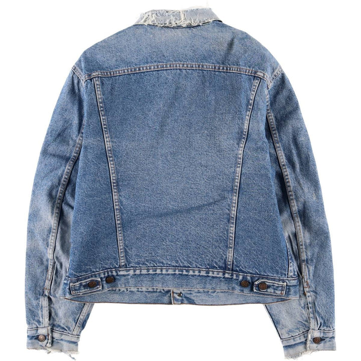 Vintage 1990'S Levi's 71506-0316 denim jacket, made in the USA, size L. cotton blue type Vintage Second Hand