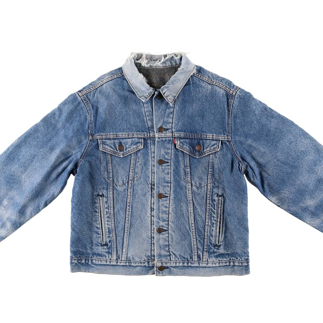 Vintage 1990'S Levi's 71506-0316 denim jacket, made in the USA, size L. cotton blue type Vintage Second Hand