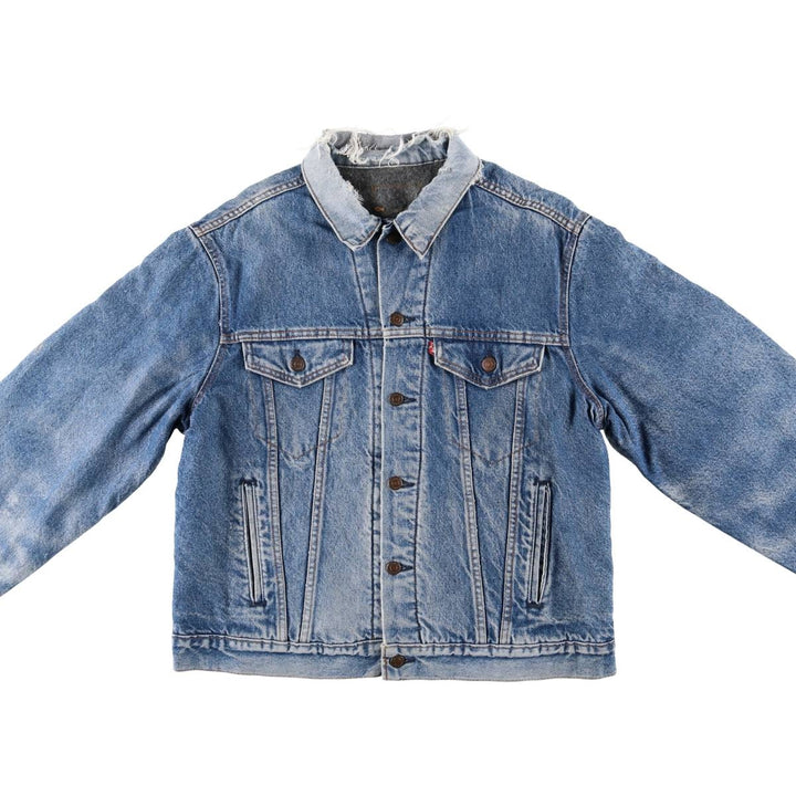 Vintage 1990'S Levi's 71506-0316 denim jacket, made in the USA, size L. cotton blue type Vintage Second Hand