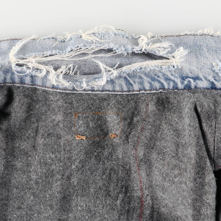 Vintage 1990'S Levi's 71506-0316 denim jacket, made in the USA, size L. cotton blue type Vintage Second Hand