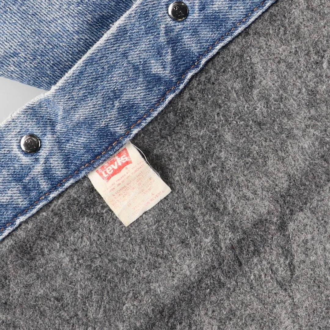Vintage 1990'S Levi's 71506-0316 denim jacket, made in the USA, size L. cotton blue type Vintage Second Hand