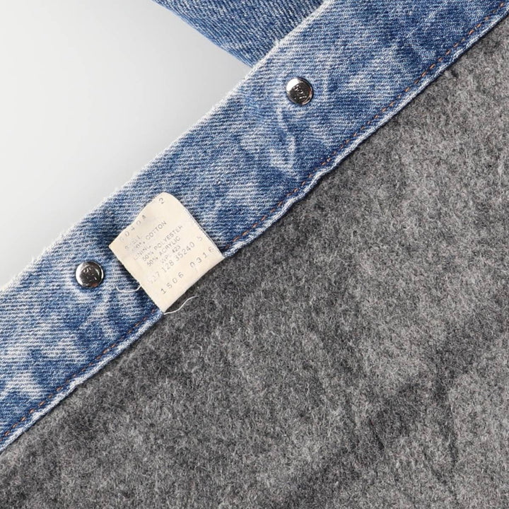 Vintage 1990'S Levi's 71506-0316 denim jacket, made in the USA, size L. cotton blue type Vintage Second Hand