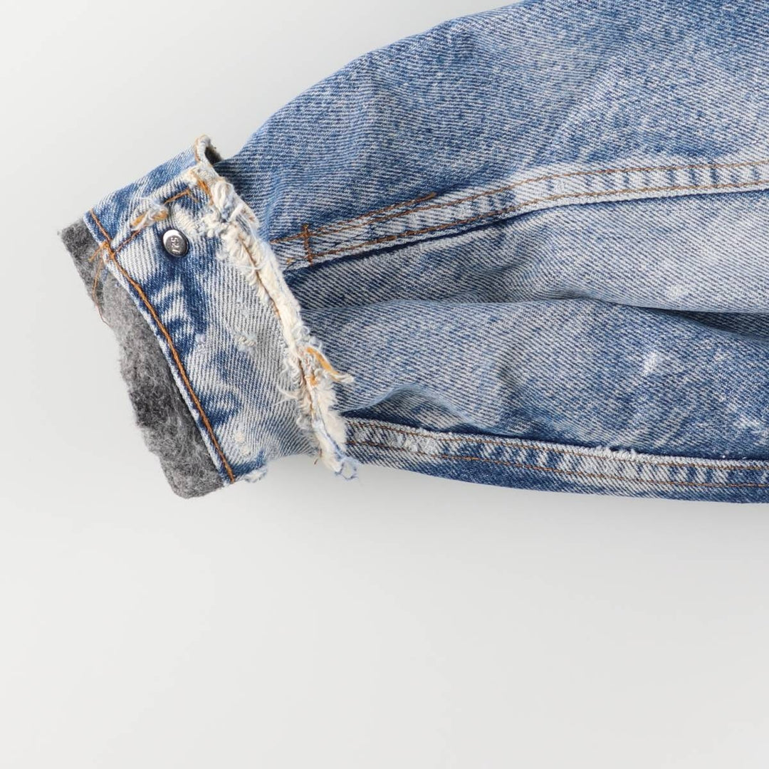 Vintage 1990'S Levi's 71506-0316 denim jacket, made in the USA, size L. cotton blue type Vintage Second Hand