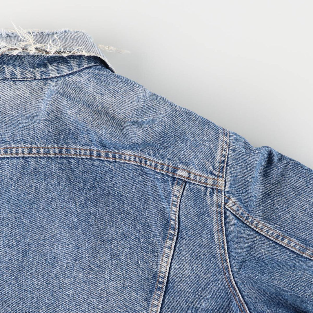 Vintage 1990'S Levi's 71506-0316 denim jacket, made in the USA, size L. cotton blue type Vintage Second Hand