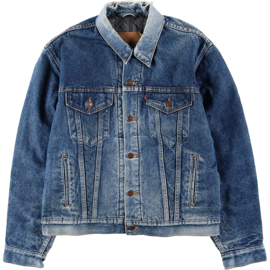 ~90'S Levi's denim jacket, denim jacket, made in the USA, men's size L, vintage unclear blue type Vintage Second Hand