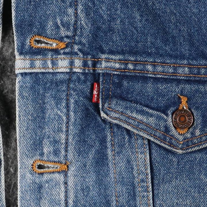 ~90'S Levi's denim jacket, denim jacket, made in the USA, men's size L, vintage unclear blue type Vintage Second Hand