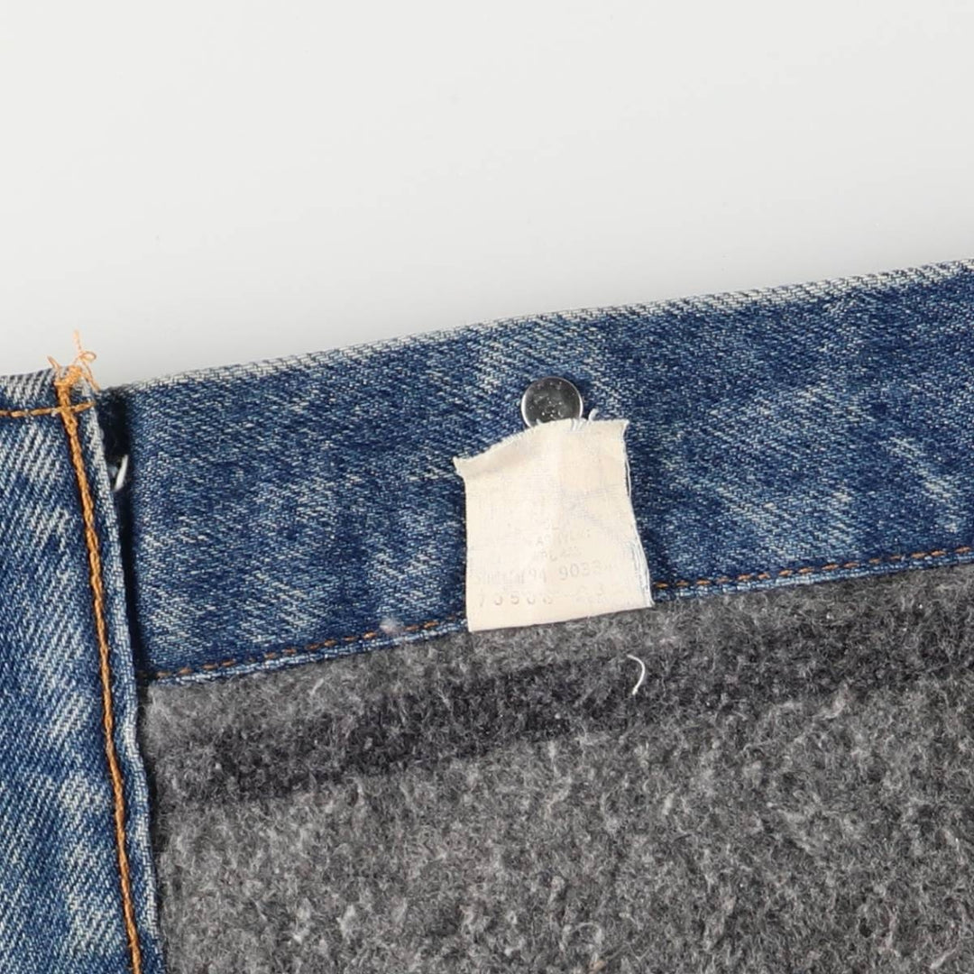 ~90'S Levi's denim jacket, denim jacket, made in the USA, men's size L, vintage unclear blue type Vintage Second Hand