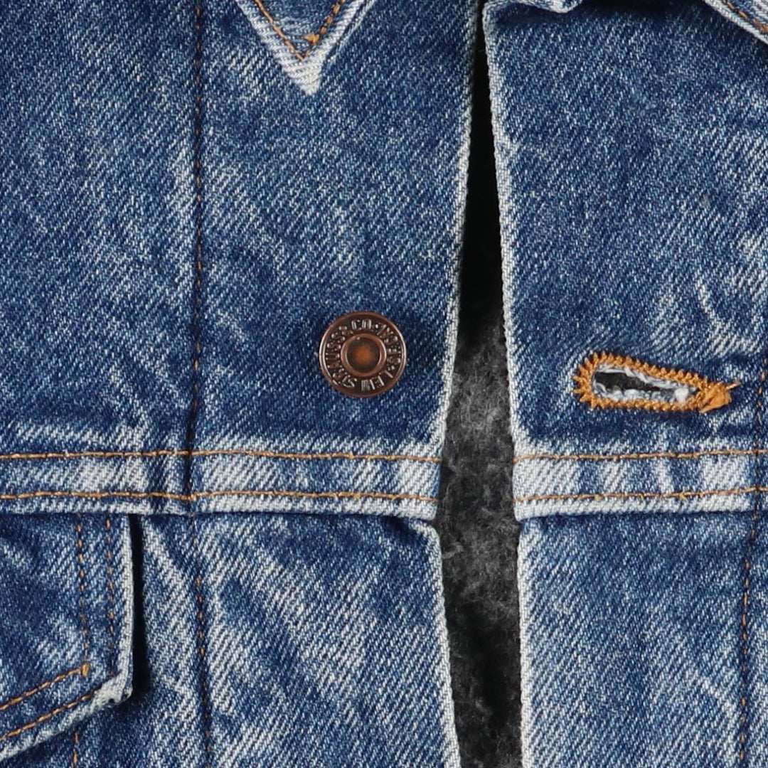 ~90'S Levi's denim jacket, denim jacket, made in the USA, men's size L, vintage unclear blue type Vintage Second Hand