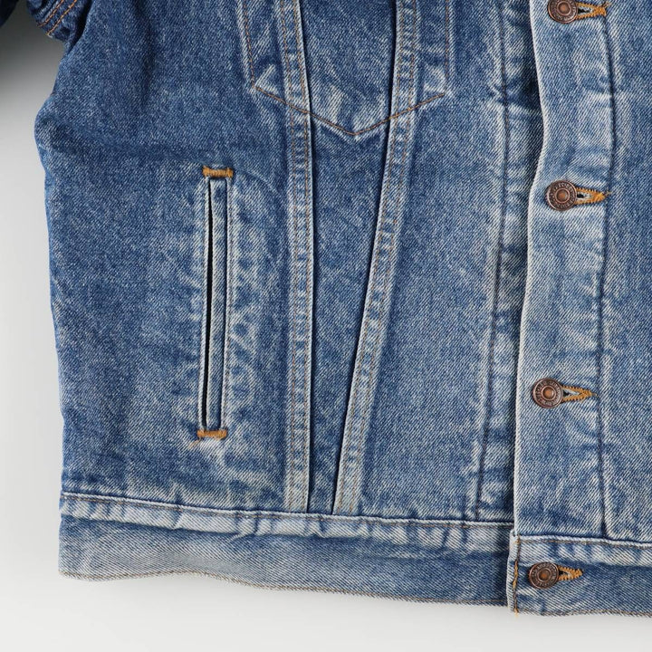 ~90'S Levi's denim jacket, denim jacket, made in the USA, men's size L, vintage unclear blue type Vintage Second Hand