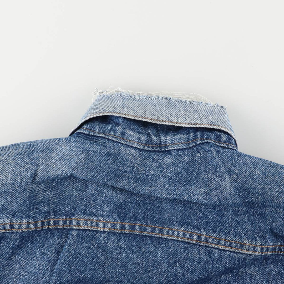 ~90'S Levi's denim jacket, denim jacket, made in the USA, men's size L, vintage unclear blue type Vintage Second Hand