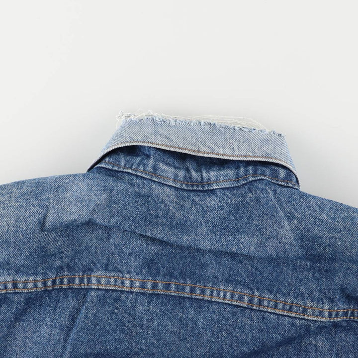 ~90'S Levi's denim jacket, denim jacket, made in the USA, men's size L, vintage unclear blue type Vintage Second Hand
