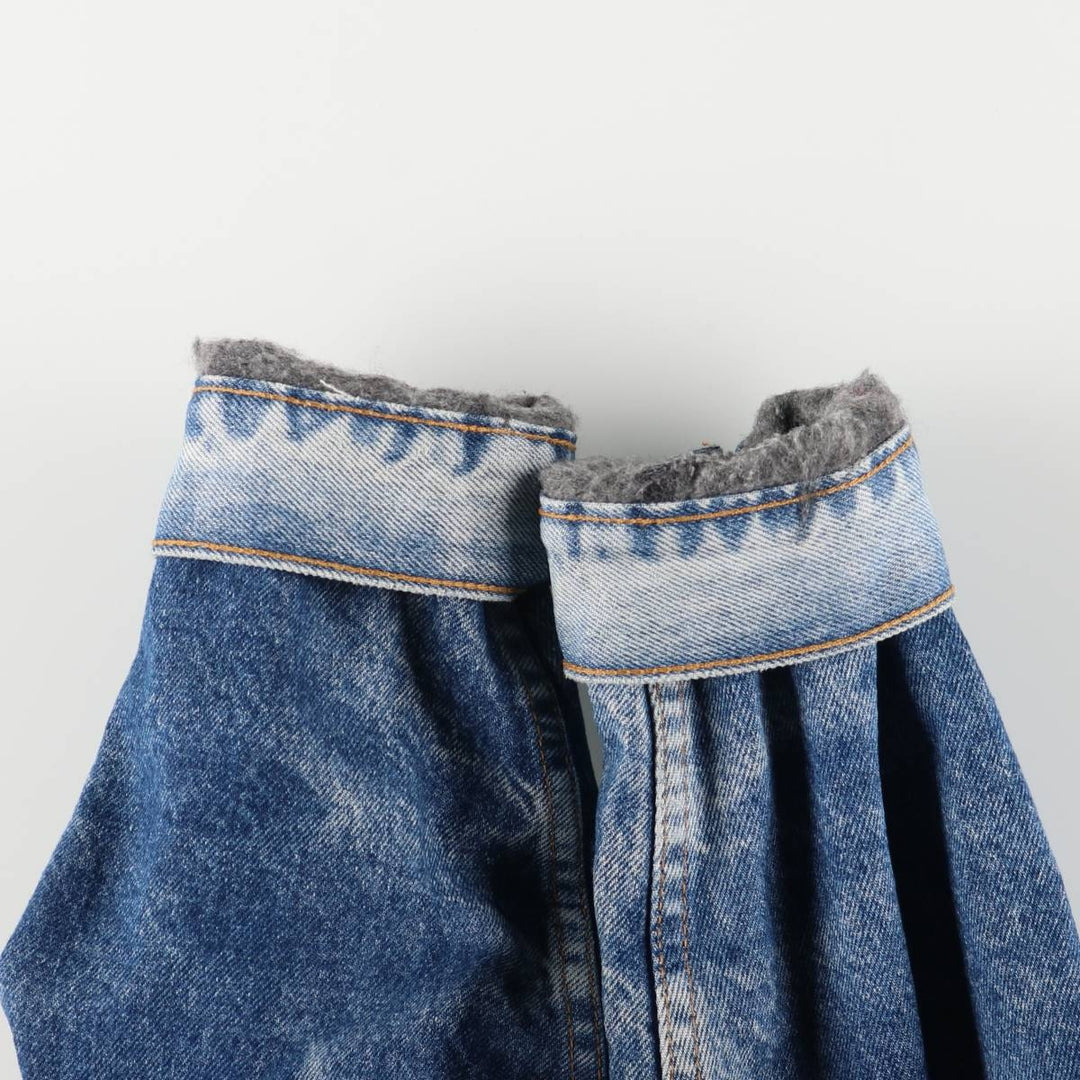 ~90'S Levi's denim jacket, denim jacket, made in the USA, men's size L, vintage unclear blue type Vintage Second Hand