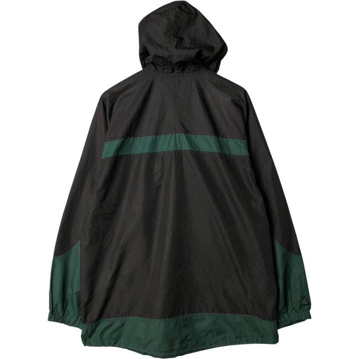 Nike ACG Anorak Parka, Men's Size L polyester black type Vintage Second Hand