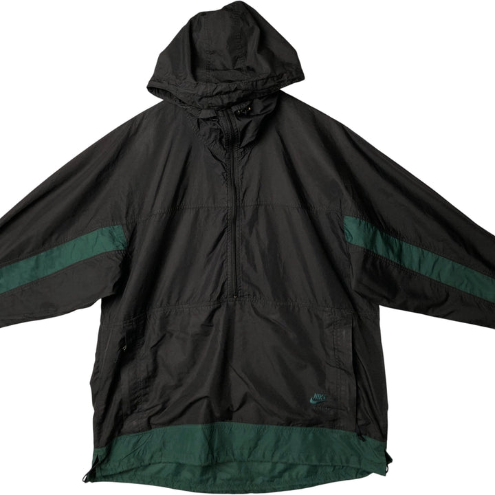 Nike ACG Anorak Parka, Men's Size L polyester black type Vintage Second Hand