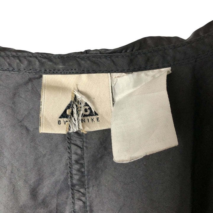 Nike ACG Anorak Parka, Men's Size L polyester black type Vintage Second Hand