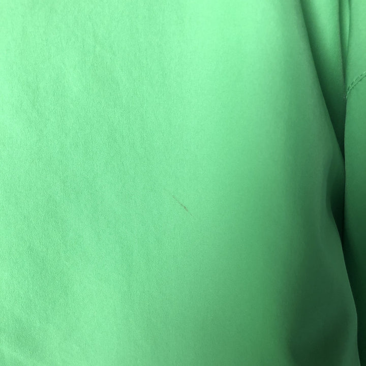 90'S Nike Half-Zip Warm-Up Pullover, Men's Medium, Vintage polyester green type yellow green Vintage Second Hand