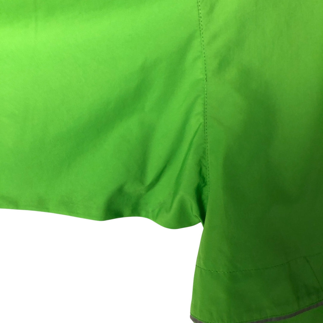 90'S Nike Half-Zip Warm-Up Pullover, Men's Medium, Vintage polyester green type yellow green Vintage Second Hand