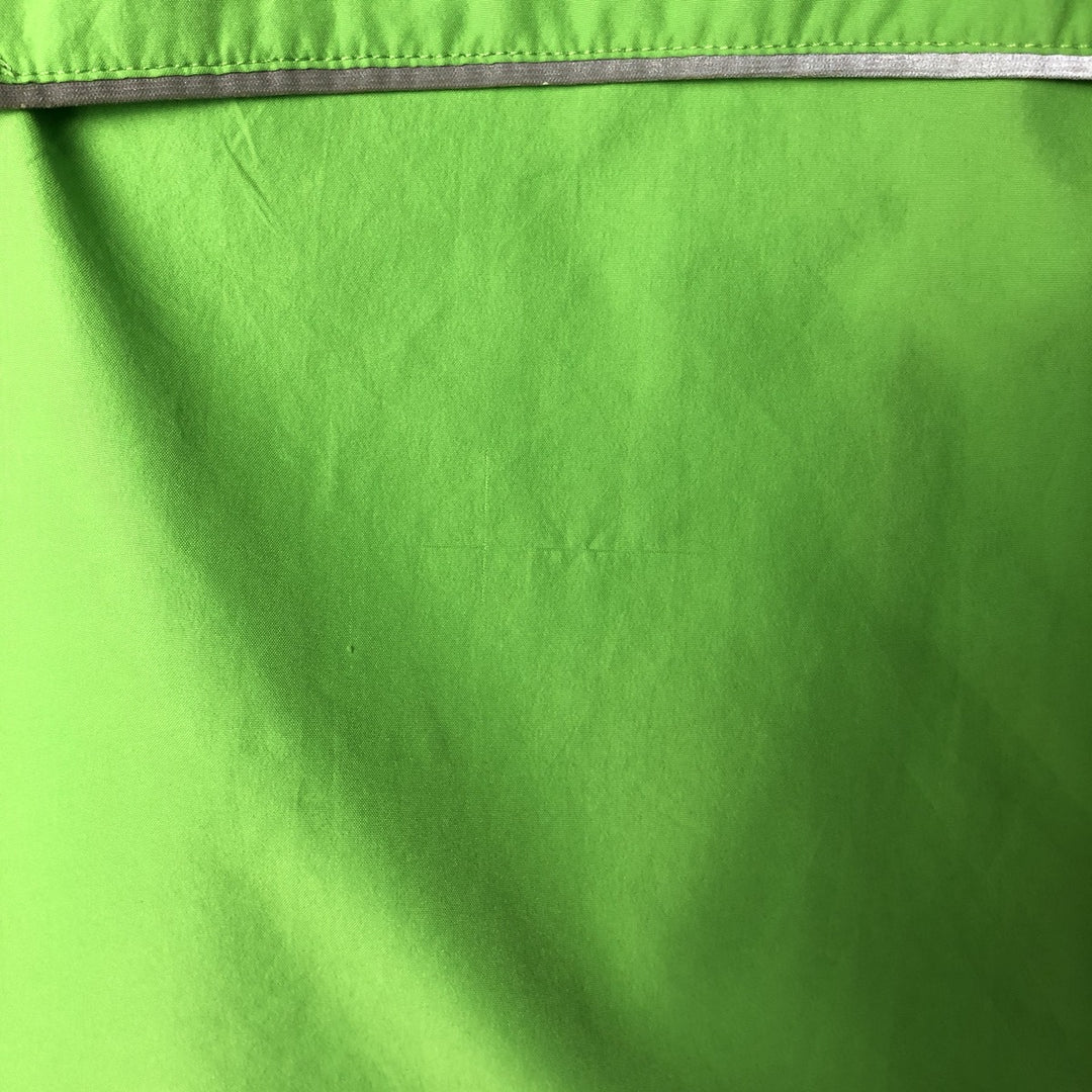 90'S Nike Half-Zip Warm-Up Pullover, Men's Medium, Vintage polyester green type yellow green Vintage Second Hand