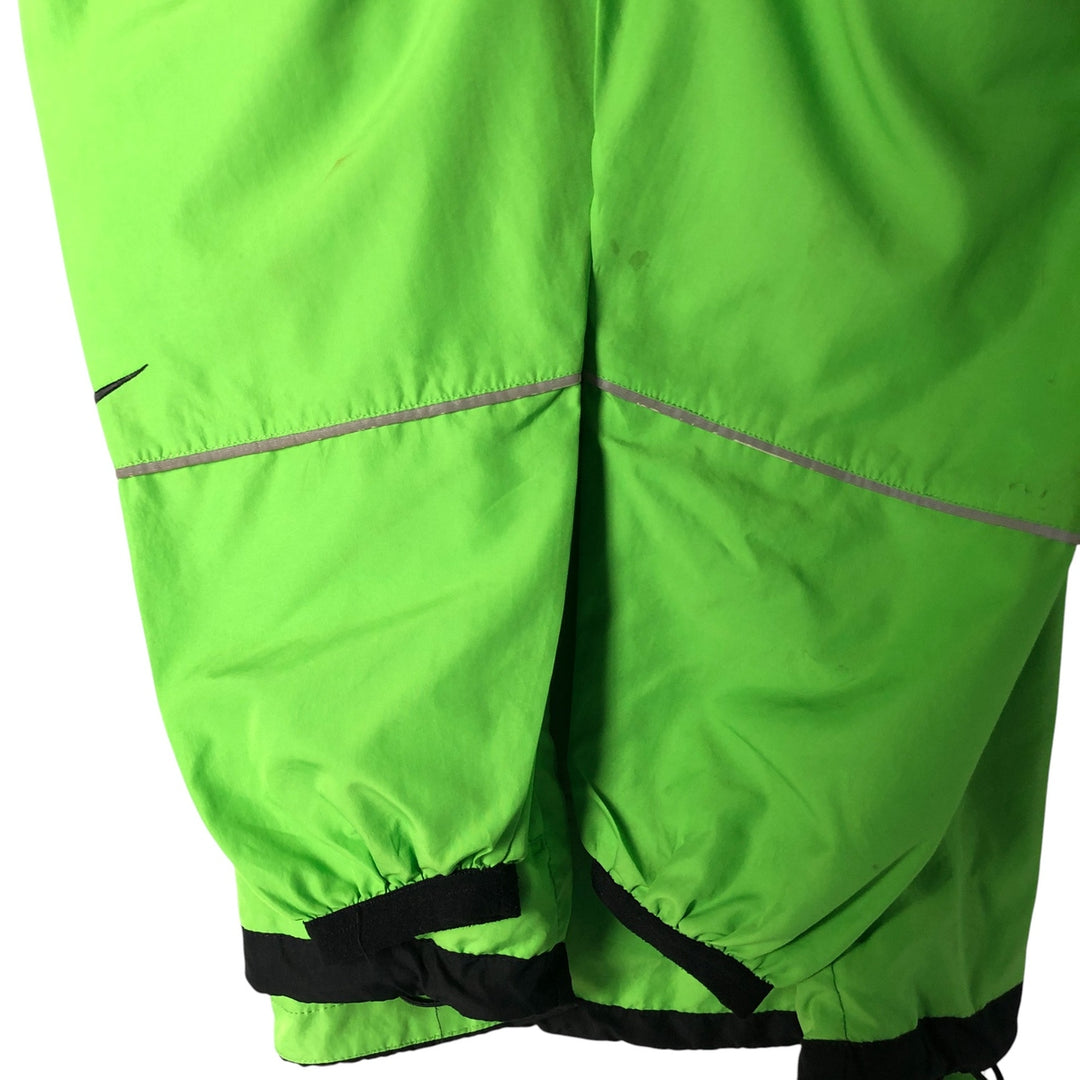 90'S Nike Half-Zip Warm-Up Pullover, Men's Medium, Vintage polyester green type yellow green Vintage Second Hand