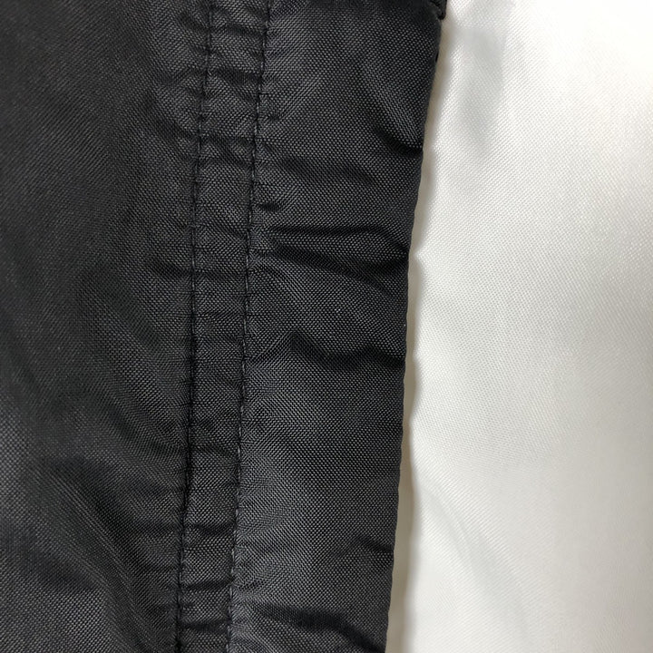 90'S Nike V-neck nylon pullover, men's XL size, vintage Nylon black type Vintage Second Hand