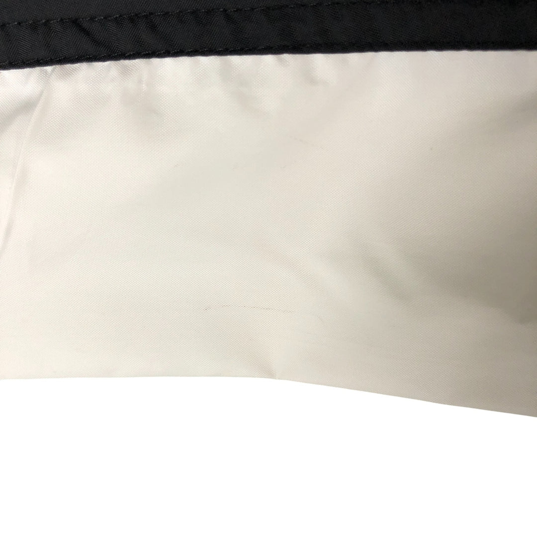 90'S Nike V-neck nylon pullover, men's XL size, vintage Nylon black type Vintage Second Hand