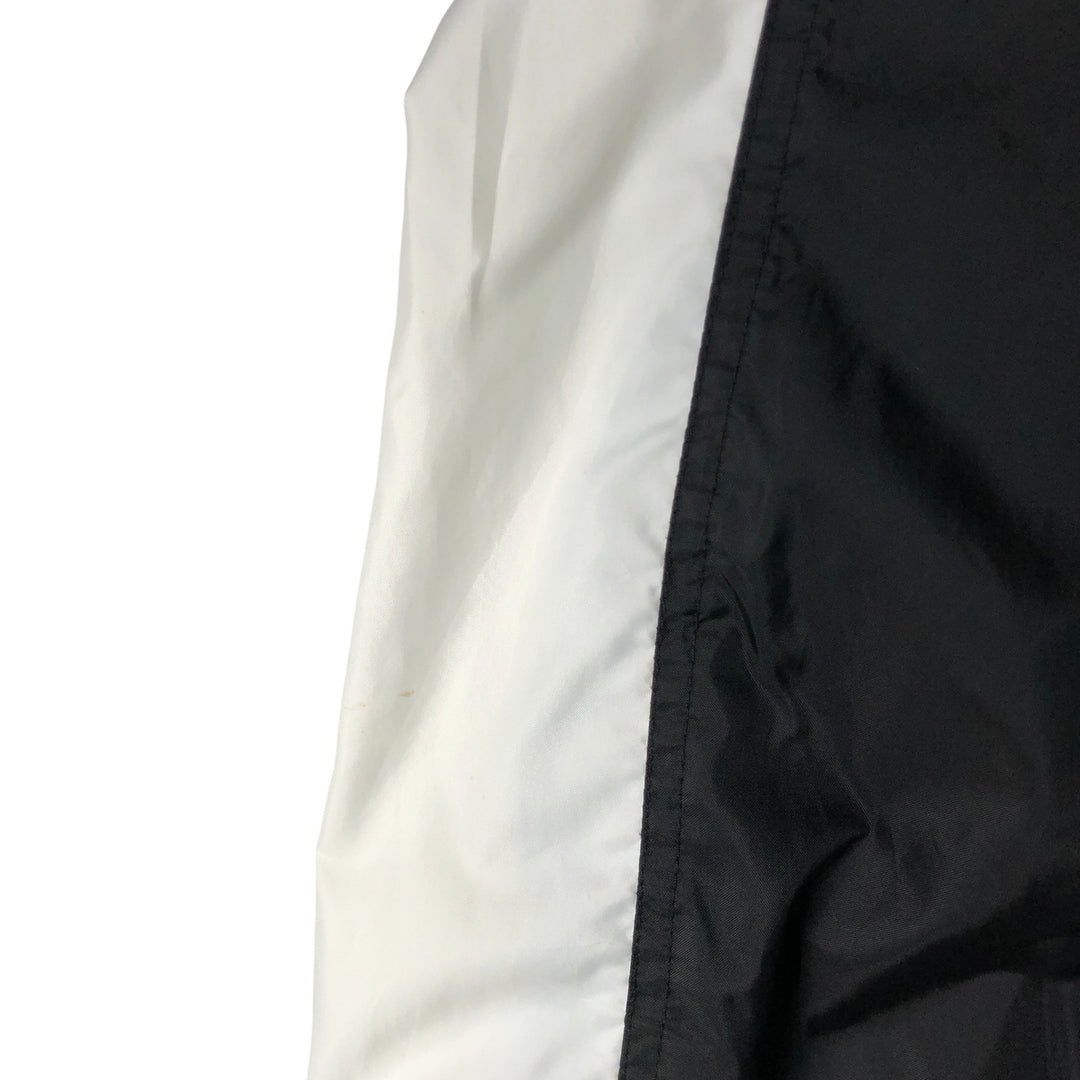 90'S Nike V-neck nylon pullover, men's XL size, vintage Nylon black type Vintage Second Hand