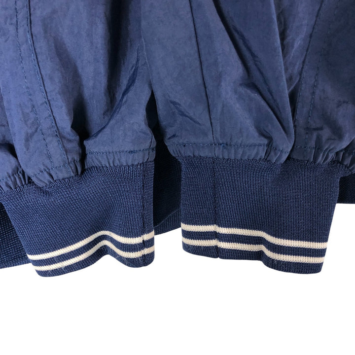 90'S Nike V-neck nylon pullover, men's XL size, vintage Nylon navy blue type Vintage Second Hand