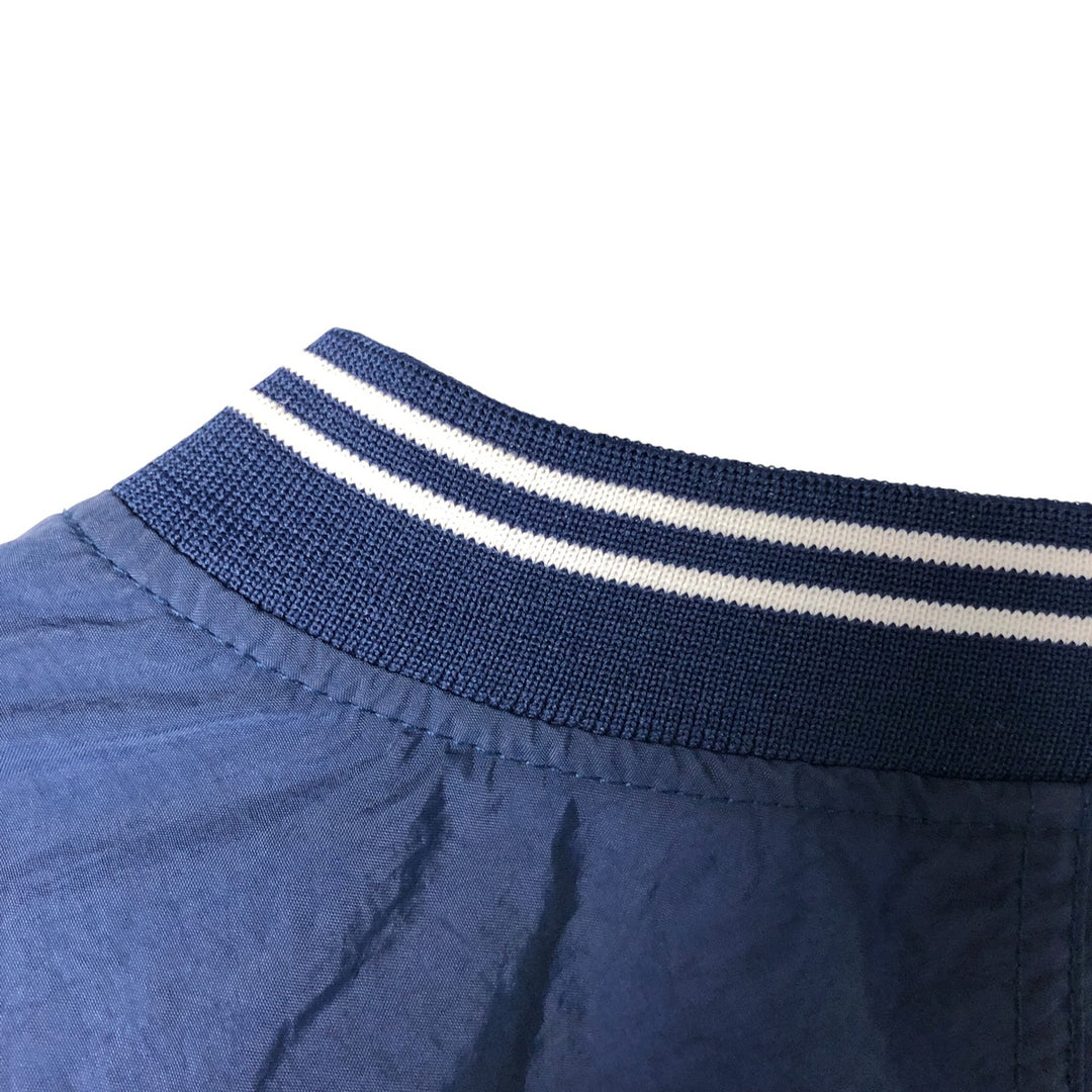 90'S Nike V-neck nylon pullover, men's XL size, vintage Nylon navy blue type Vintage Second Hand