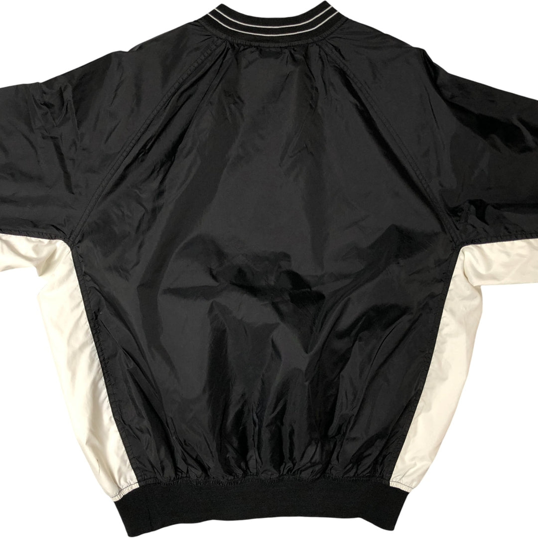 90'S Nike V-neck nylon pullover, men's size M, vintage Nylon black type Vintage Second Hand