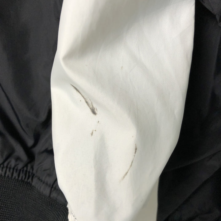 90'S Nike V-neck nylon pullover, men's size M, vintage Nylon black type Vintage Second Hand