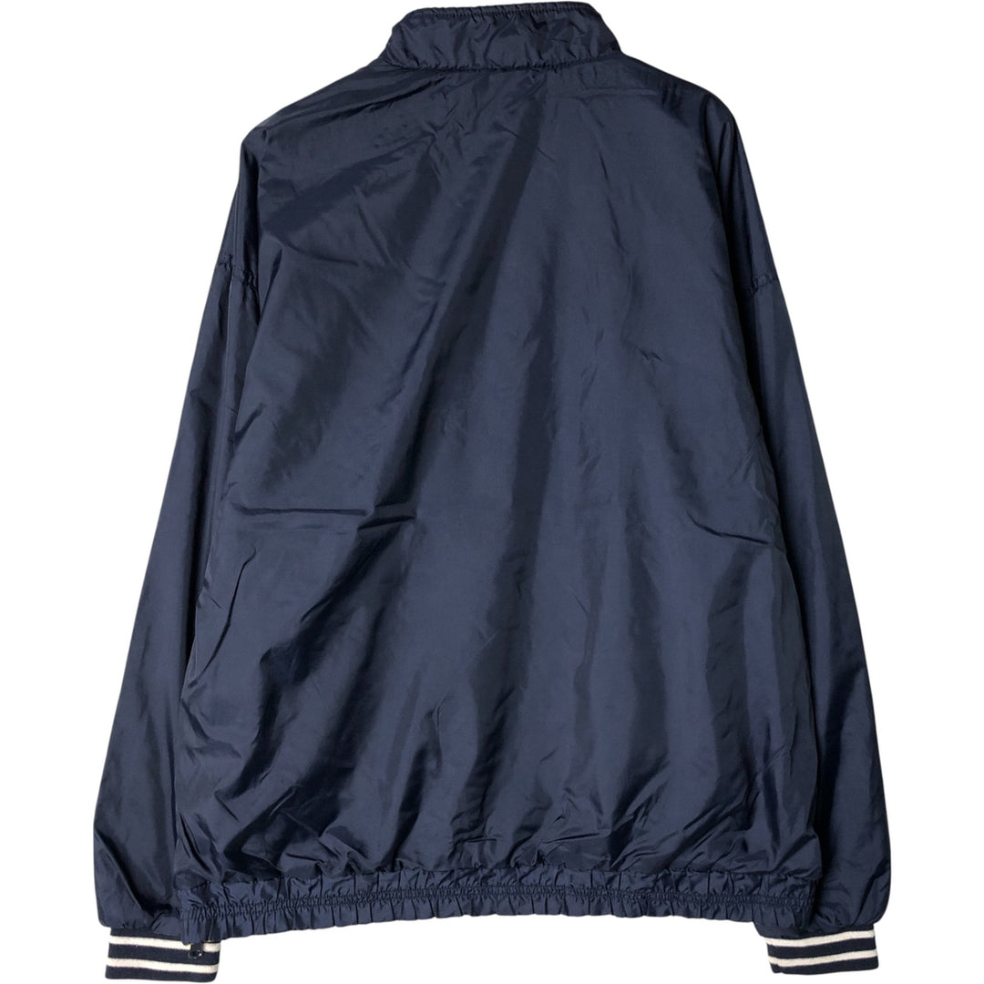 2000s~ Reebok Reversible Nylon Pullover, Men's Size Medium Nylon navy blue type Vintage Second Hand