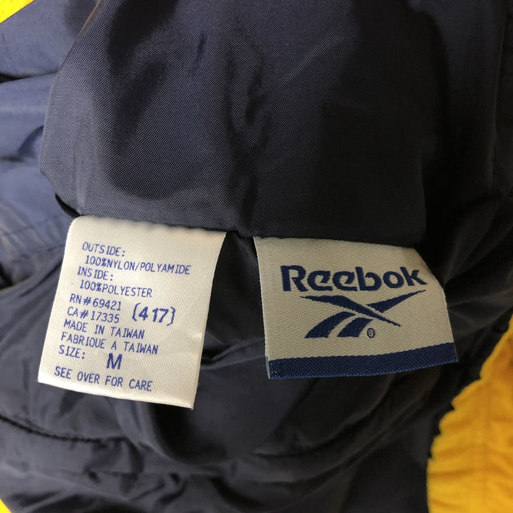 2000s~ Reebok Reversible Nylon Pullover, Men's Size Medium Nylon navy blue type Vintage Second Hand
