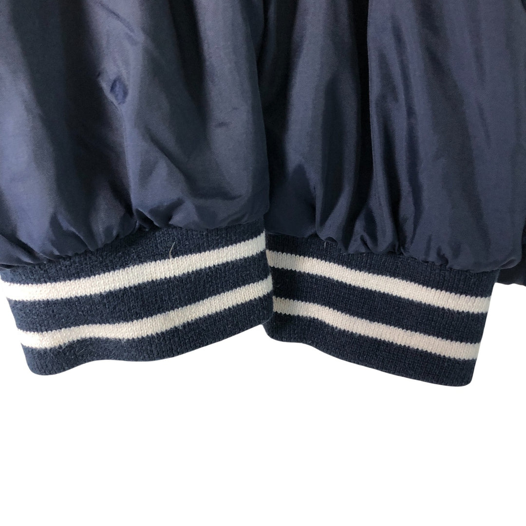 2000s~ Reebok Reversible Nylon Pullover, Men's Size Medium Nylon navy blue type Vintage Second Hand