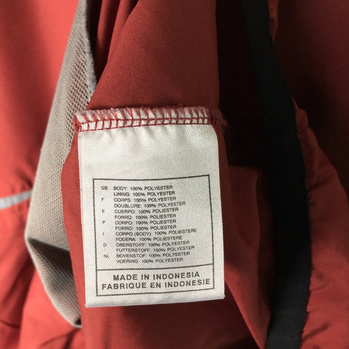 2000'S Nike Half-Zip Warm-Up Pullover, Men's Size L polyester red type reddish brown Vintage Second Hand
