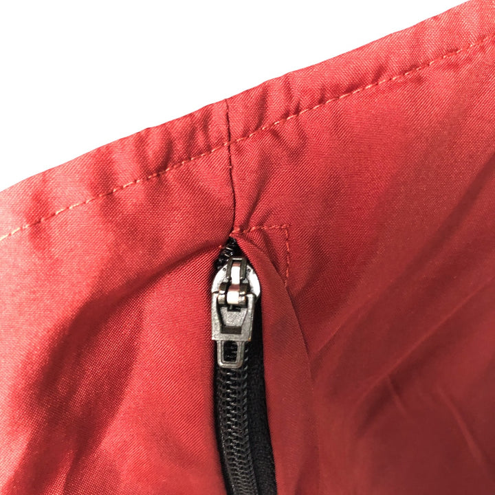 2000'S Nike Half-Zip Warm-Up Pullover, Men's Size L polyester red type reddish brown Vintage Second Hand