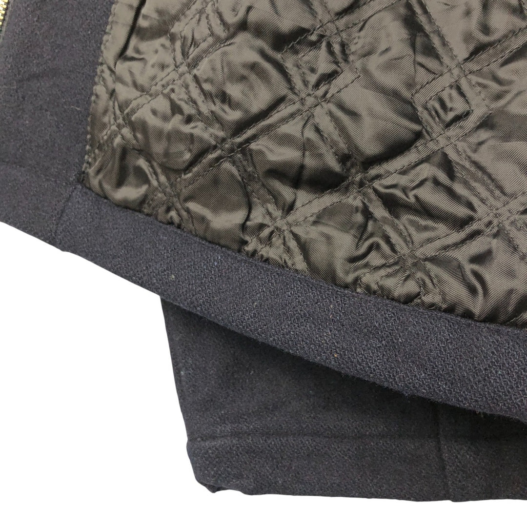 90'S GAP Vintage Padded Wool Sports Jacket, Men's Size L Recycled wool navy blue type Vintage Second Hand