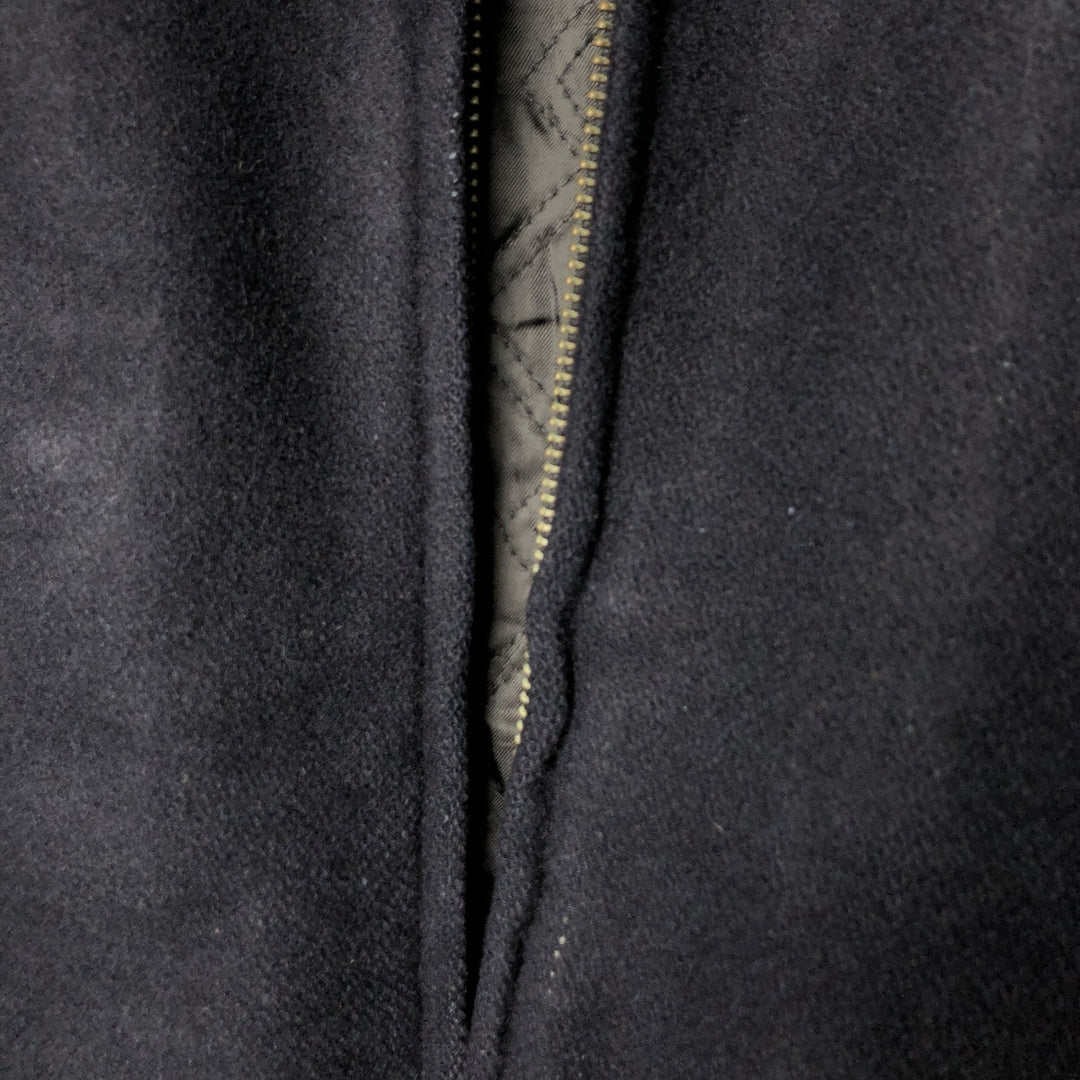 90'S GAP Vintage Padded Wool Sports Jacket, Men's Size L Recycled wool navy blue type Vintage Second Hand