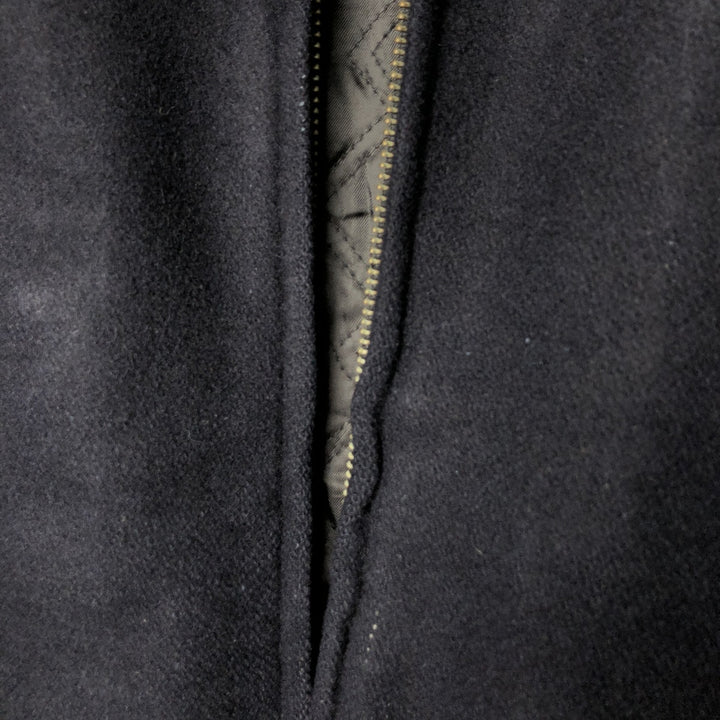 90'S GAP Vintage Padded Wool Sports Jacket, Men's Size L Recycled wool navy blue type Vintage Second Hand